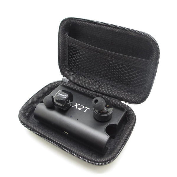 New True Wireless Earbuds Twins Bluetooth 4.2 Earphone Stereo with Magnetic Charger Box Case for Mobile Phones.