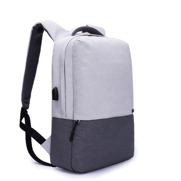 Ultra Light 16 Inch Laptop USB Anti-Theft Computer Unisex Canvas Backpack
