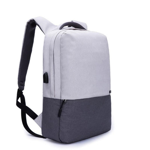 Ultra Light 16 Inch Laptop USB Anti-Theft Computer Unisex Canvas Backpack