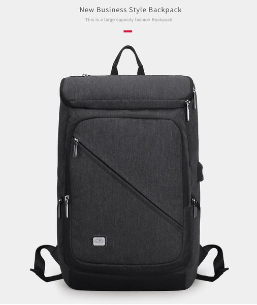 New Design Light USB Recharging Business Fit  Backpack for 15.6 inches Laptop Short Distance Travel Bag