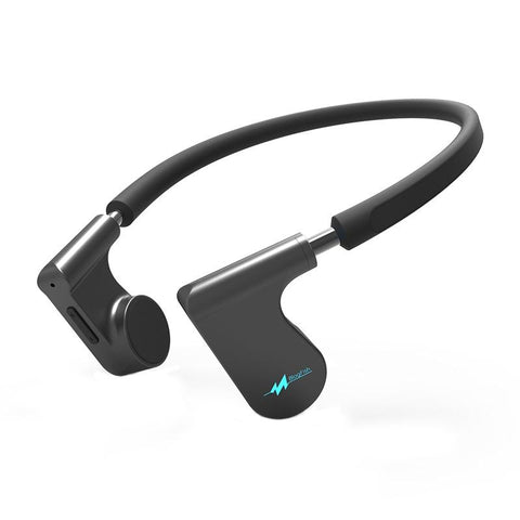 New Wireless Sweatproof Sports Bone Conduction Headphones Bluetooth Headset with HD Stereo & Mic for Running Cycling