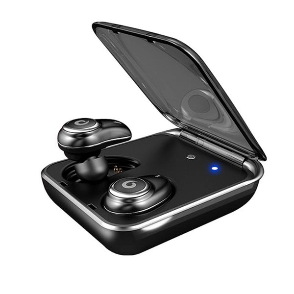New Wireless Sports Bluetooth Earphones Headphones Headset Wireless 3D Stereo Headsets with Power Bank