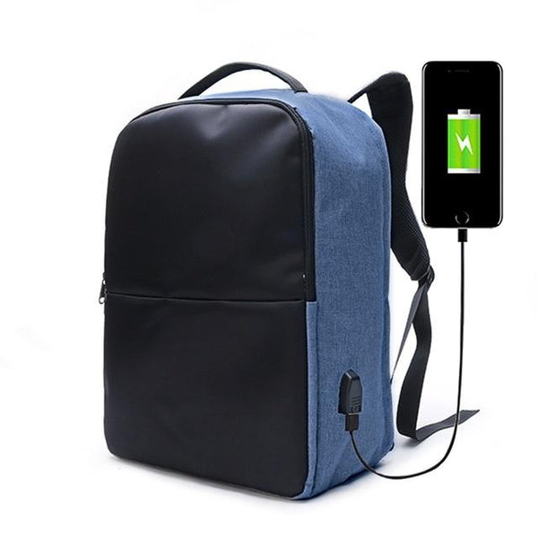 New Daytime Waterproof Travel Anti-Theft Laptop Bag with USB Charging Port & Notebook Computer Case Sleeve