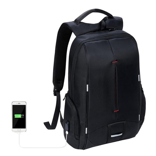 New 17 Inch Water-Resistant Backpack for Laptops and Travels with Battery Slot for USB Charging