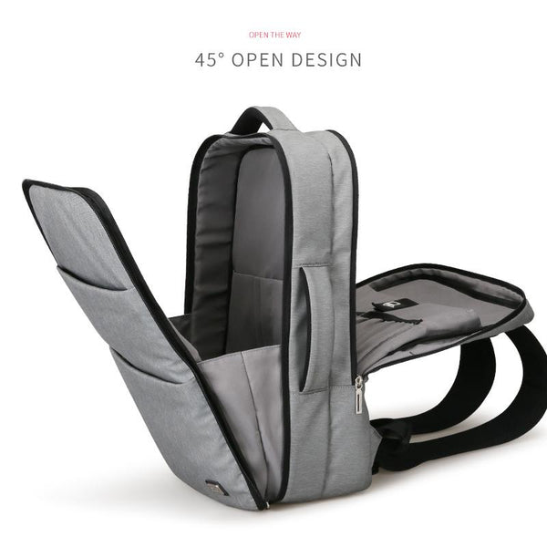 New Hybrid Huge Capacity Water-Resistant USB Design 15 Inch Laptop Backpack Short Trip Travel Bag