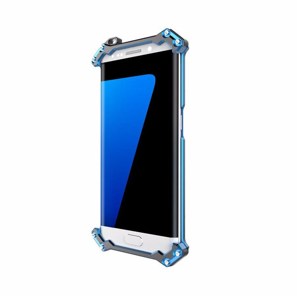 New Luxury Design Metallic Protective Armor Bumper Case for Samsung Galaxy S20 / S10 / Note 10 Series