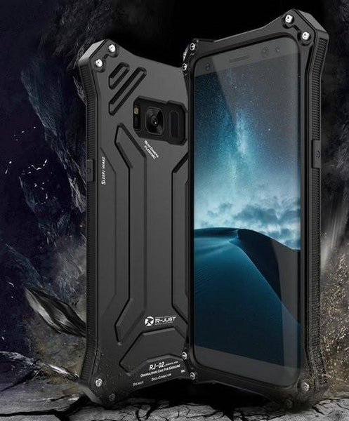 New Futuristic Style Aluminum Full Wrap Protective Metallic Case for iPhone 11 Pro Max Series.