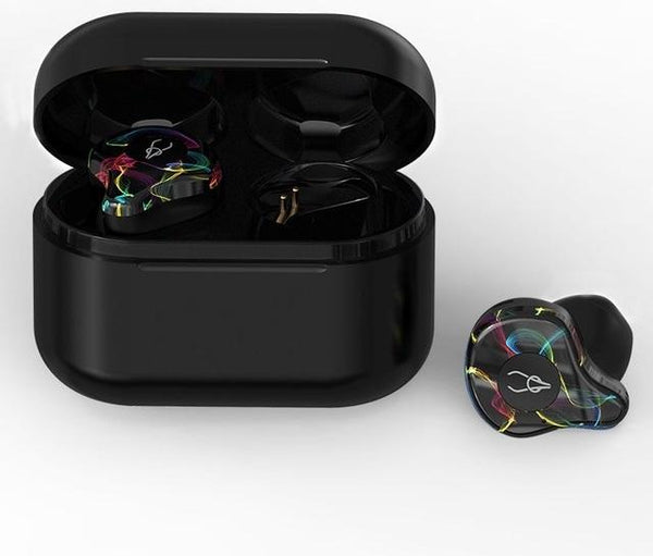 New Bluetooth 5.0 True Wireless Stereo Earbuds Earphones IPX5 Water-Resistant Headset for Phone HD Communication with Charge Box