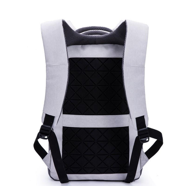 Ultra Light 16 Inch Laptop USB Anti-Theft Computer Unisex Canvas Backpack
