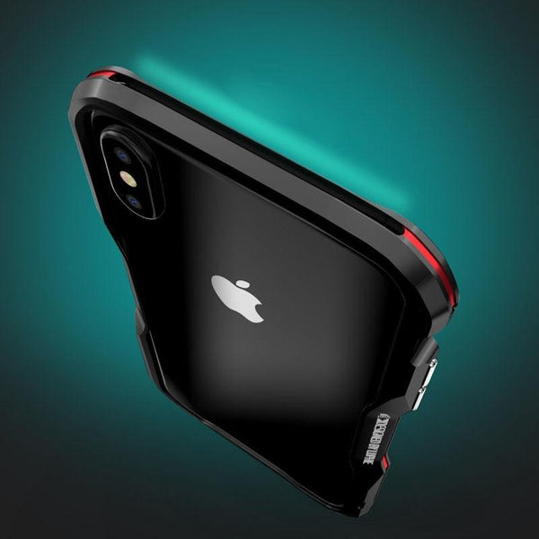 New Metal Shock Resistant Premium Frame Case w/ Sound Chamber - Aluminum Frame for iPhone 14 13 12 Pro Max Series.