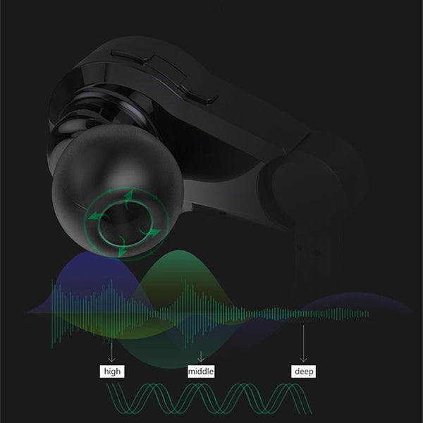 New Wireless Bluetooth Headphones Ear Hooks Earphone with Microphone Ear Headset for Android IOS Windows