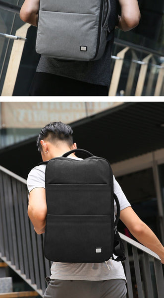 New Hybrid Huge Capacity Water-Resistant USB Design 15 Inch Laptop Backpack Short Trip Travel Bag