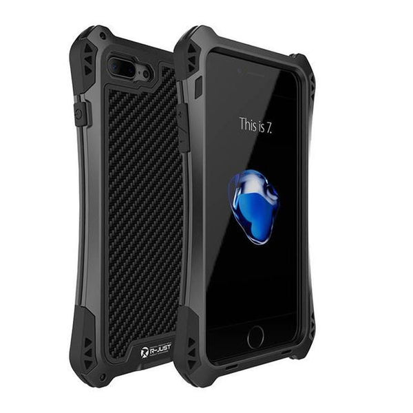 New Carbon Fiber Suited Outdoor Shockproof Alloy Case Cover for iPhone X XS XR 11 13 Pro Max Series.