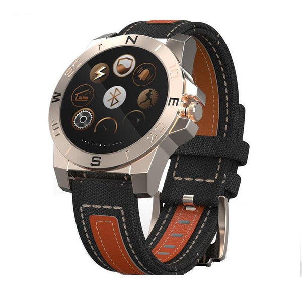 New Hiker's Sport Bluetooth Water-Resistant Smart Watch with Compass Heart Rate Monitor Fitness Tracker for Android IOS