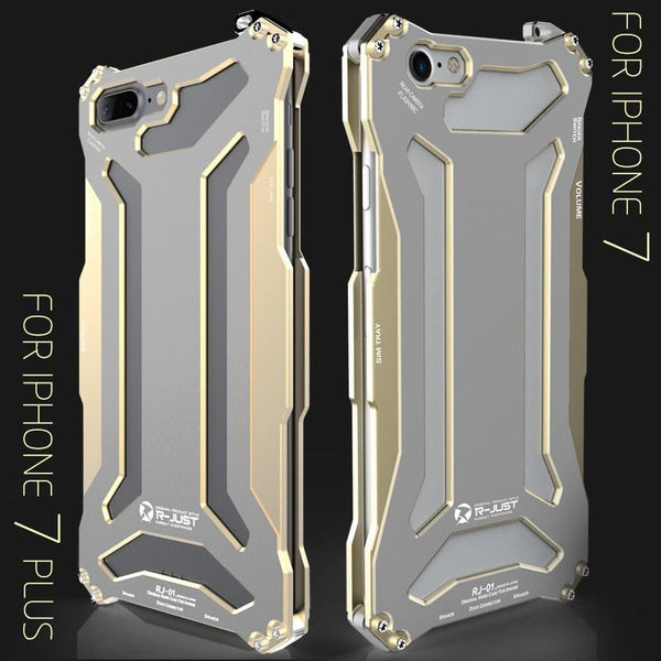 New Futuristic Style Luxury Space Aluminium Super Thin Full Armor Case For Apple iPhone 7 / 7 Plus.