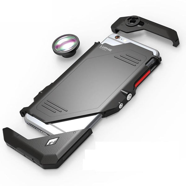 New Shockproof & Dirtproof Fish Eye Wide Angle Lens Hybrid Case Cover For iPhone 6 6S Plus