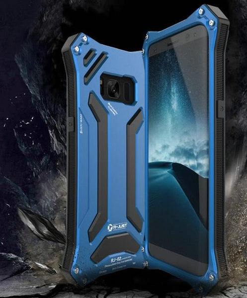 New Futuristic Style Aluminum Full Wrap Protective Metallic Case for iPhone 11 Pro Max Series.