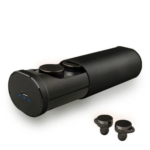New True Wireless Bluetooth In-Ear Sports Twin Earbuds Stereo Headset w/ Charge Case