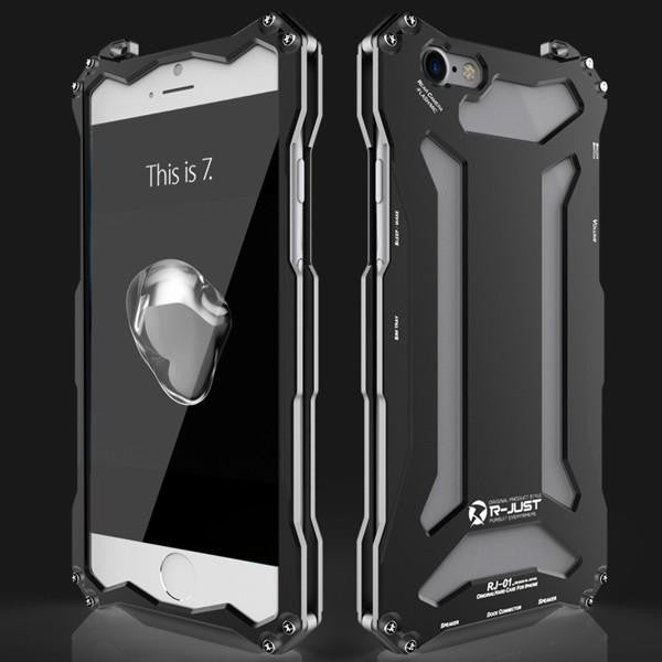 New Futuristic Style Luxury Space Aluminium Super Thin Full Armor Case For Apple iPhone 7 / 7 Plus.