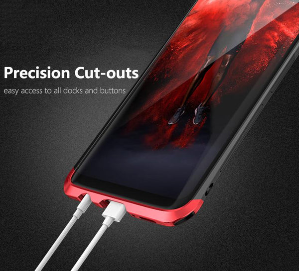 New Ultra Slim Luxury Design Metallic Frame Shell Clear Back Cover Bumper for Samsung Galaxy S9 / S9 Plus / Note 8 / Note 9