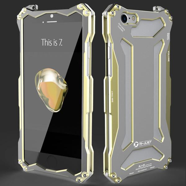 New Futuristic Style Luxury Space Aluminium Super Thin Full Armor Case For Apple iPhone 7 / 7 Plus.