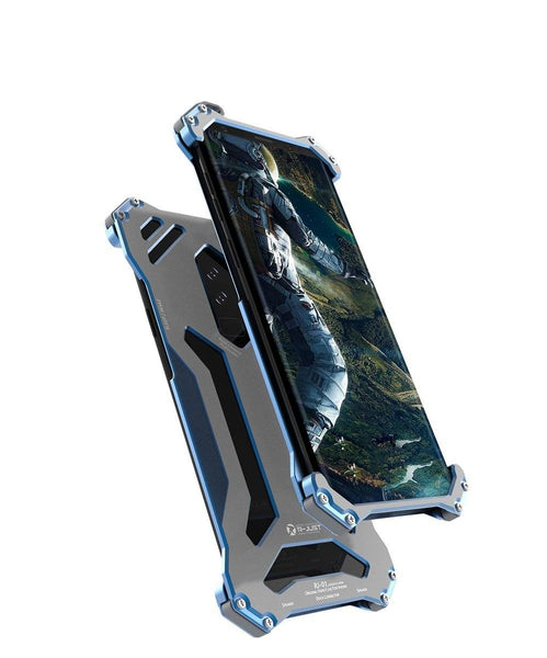 New Luxury Design Metallic Protective Armor Bumper Case for Samsung Galaxy S20 / S10 / Note 10 Series