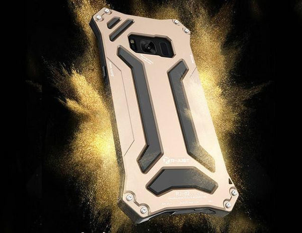 New Futuristic Style Aluminum Full Wrap Protective Metallic Case for iPhone 11 Pro Max Series.