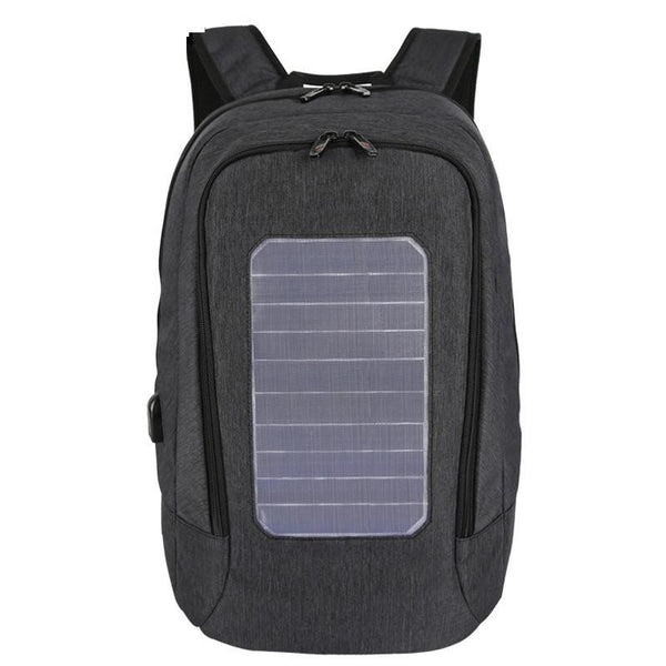 New 15 Inch Laptop Business Water-Resistant Knapsack Anti-Theft Solar Panel Backpack Bag for Men and Women's Travel