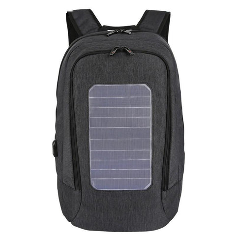 New 15 Inch Laptop Business Water-Resistant Knapsack Anti-Theft Solar Panel Backpack Bag for Men and Women's Travel