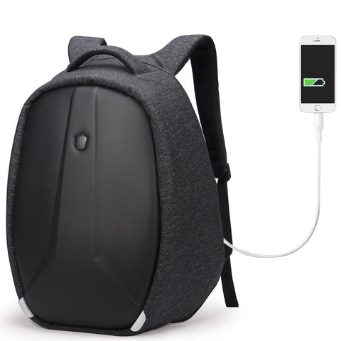 New Anti-Theft Water-Resistant Large Capacity Backpack with Reflective Tap & Battery Slot for USB Charging