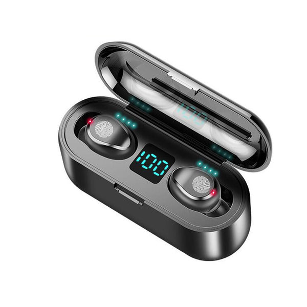 New Bluetooth 5.0 Wireless Stereo Sport Headphones Earbuds Headset With 2000 mAh Charge Box
