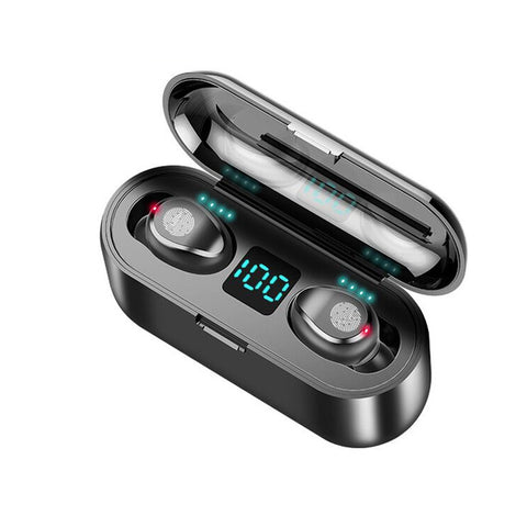 New Bluetooth 5.0 Wireless Stereo Sport Headphones Earbuds Headset With 2000 mAh Charge Box