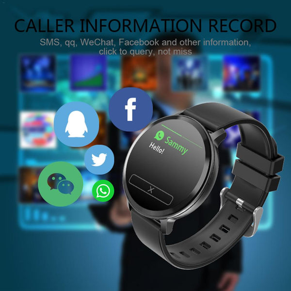 New Heart Rate Step Sleep Monitoring Waterproof Sport Fitness Tracker Smartwatch