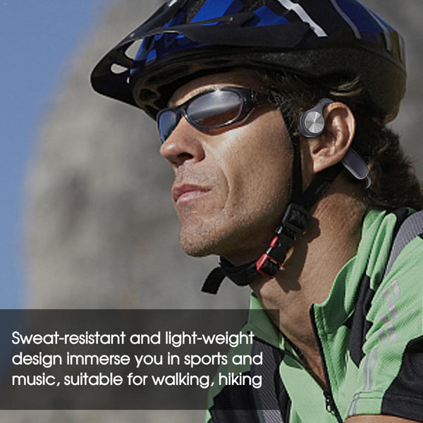 New Bluetooth BT 5.0 Wireless Bone Conduction Binaural Stereo Noise Reduction HD Headset Earphone