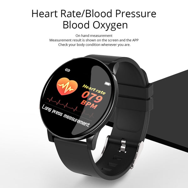 New Heart Rate Monitor Sport Fitnes Tracker IP68 Waterproof Smartwach For iPhone Androids