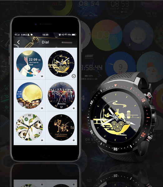 New 4G LTE GPS WiFi Bluetooth IP67 Waterproof Heart Rate Tracker Smart Watch For Android iOS