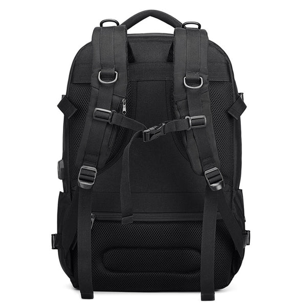 New Men's Business Multifunctional USB Charging Laptop Backpack Water-Repellent Travel School Bag