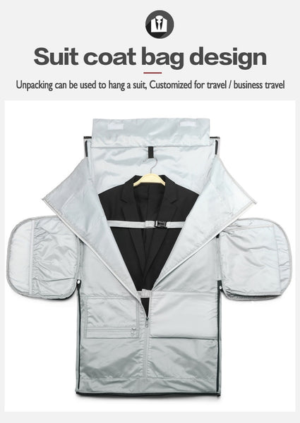 New Suit Storage Large Capacity Travel Hand Bag Multifunction Water Repellant Mochila Backpack With Shoe Pocket