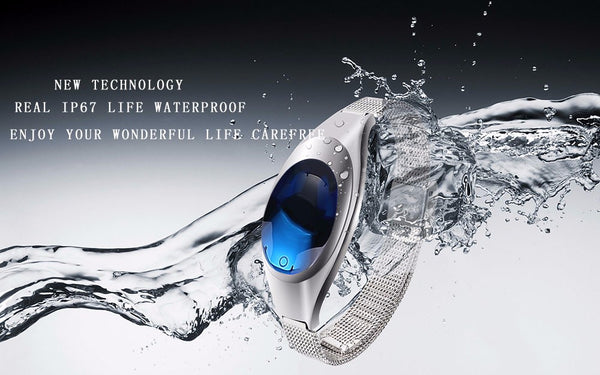 New Ladies Heart Rate Monitor Pedometer Fitness Tracker Smart Watch For Android IOS