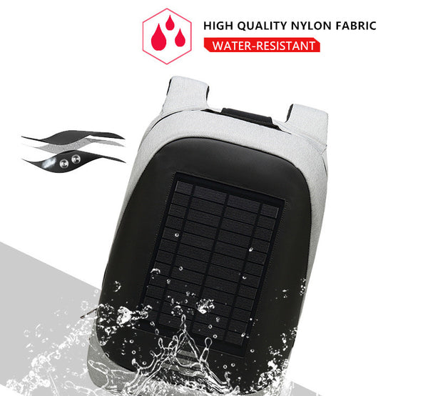 New Solar Charging Anti-Theft High Capacity Laptop Computer Business Outdoor Backpack Bag