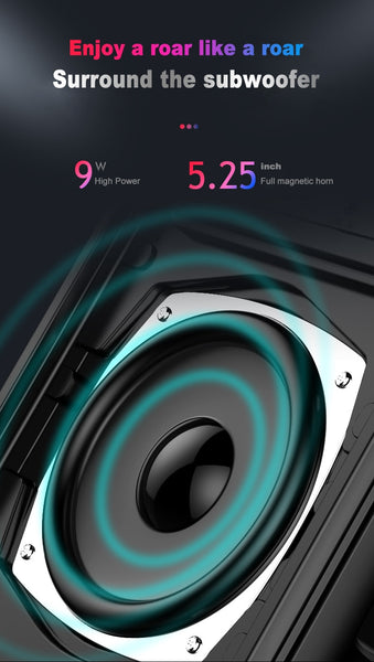 New Bluetooth Portable LED Light Wireless Outdoor Speaker Mini Subwoofer For iPhone Android