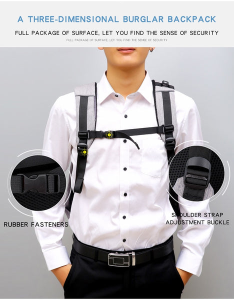New 28L Shell Mochila School Business 15.6 inch Laptop USB Charging Port Backpack Bag Day Pack