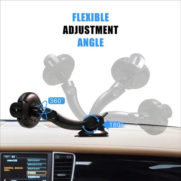 New Automatic Fast Qi Wireless Car Mount Holder For iPhones Samsung Smart Phones