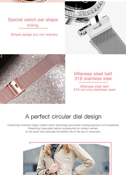 New IP68 Waterproof Heart Rate Blood Pressure Monitor Pedometer Calorie Smartwatch For Women Ladies