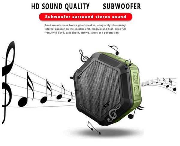 New Outdoor Sport Wireless Bluetooth Waterproof Portable Subwoofer Full Range USB Mini Speaker