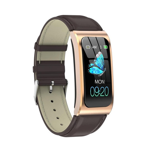 New Women's 1.14" IP68 Waterproof Heart Rate Stopwatch Fitness Tracker Smartwatch Bracelet For Android IOS