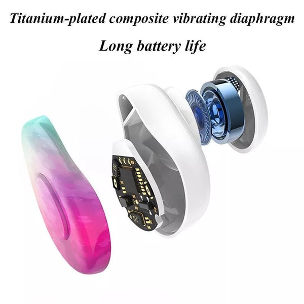 New TWS Graphene Bluetooth HiFi Stereo Auto Pairing Bilateral Call Wireless Earphone Headset With Charging Box