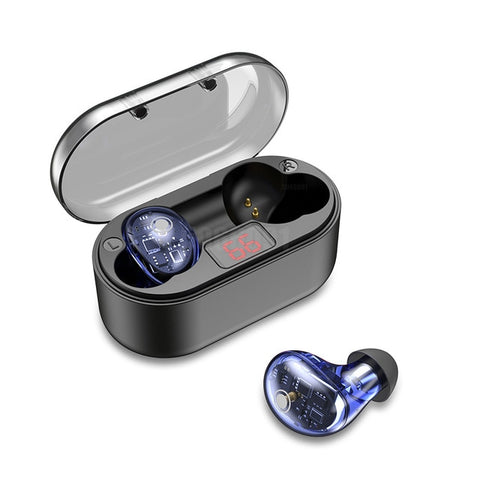 New Bluetooth 5.0 Wireless IPX6 Waterproof Hifi Stereo Sport Earbud Headset With Mic + Charging Box