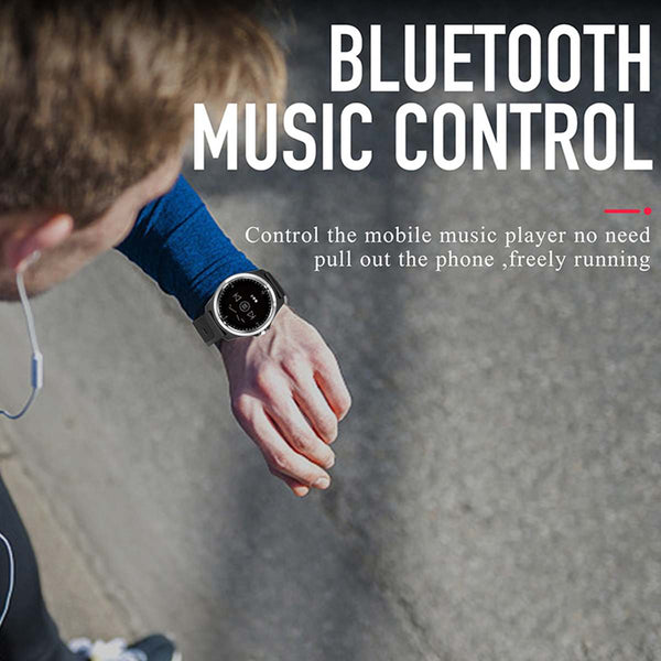 New Bluetooth Heart Rate Blood Pressure Voice Assistant Music Control Weather Forcast Fitness Sport Smartwatch