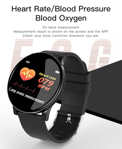 New Heart Rate Monitor Sport Fitnes Tracker IP68 Waterproof Smartwach For iPhone Androids